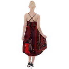 High-Low Halter Chiffon Dress  