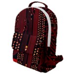 Technology Computer Circuit Flap Pocket Backpack (Small)
