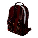 Technology Computer Circuit Flap Pocket Backpack (Large)