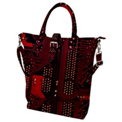 Buckle Top Tote Bag 