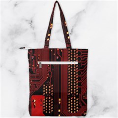 Double Zip Up Tote Bag 