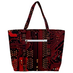 Zip Up Canvas Bag 