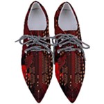 Technology Computer Circuit Pointed Oxford Shoes