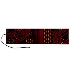 Technology Computer Circuit Roll Up Canvas Pencil Holder (L) from ArtsNow.com