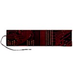 Technology Computer Circuit Roll Up Canvas Pencil Holder (L)