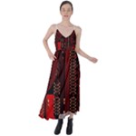 Technology Computer Circuit Tie Back Maxi Dress