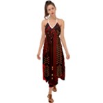 Technology Computer Circuit Halter Tie Back Dress 