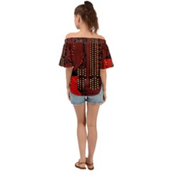 Off Shoulder Short Sleeve Top 