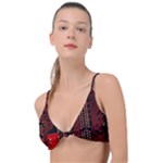 Technology Computer Circuit Knot Up Bikini Top