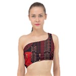 Technology Computer Circuit Spliced Up Bikini Top 