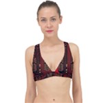 Technology Computer Circuit Classic Banded Bikini Top