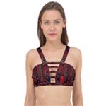 Technology Computer Circuit Cage Up Bikini Top