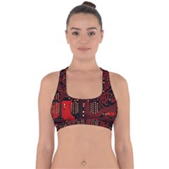 Cross Back Hipster Bikini Top  
