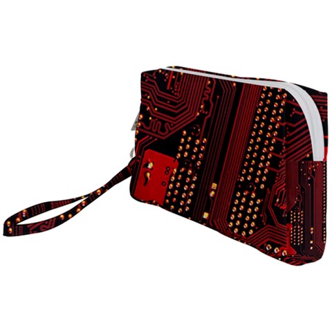 Technology Computer Circuit Wristlet Pouch Bag (Small) from ArtsNow.com