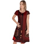 Technology Computer Circuit Classic Short Sleeve Dress