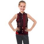 Technology Computer Circuit Kids  Sleeveless Polo T-Shirt