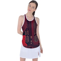 Racer Back Mesh Tank Top 