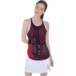 Technology Computer Circuit Racer Back Mesh Tank Top