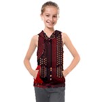 Technology Computer Circuit Kids  Sleeveless Hoodie