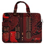 Technology Computer Circuit MacBook Pro 16  Double Pocket Laptop Bag 