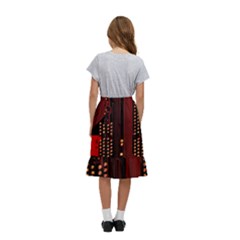 Kids  Ruffle Flared Wrap Midi Skirt 