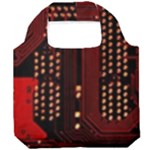 Technology Computer Circuit Foldable Grocery Recycle Bag