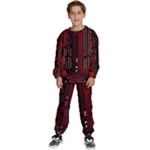 Technology Computer Circuit Kids  Sweatshirt set