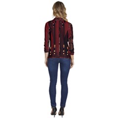 Women s One-Button 3/4 Sleeve Short Jacket 
