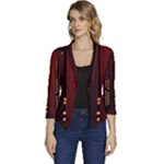 Technology Computer Circuit Women s Casual 3/4 Sleeve Spring Jacket