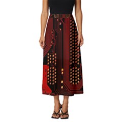 Classic Midi Chiffon Skirt 