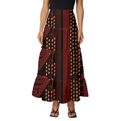 Tiered Ruffle Maxi Skirt 