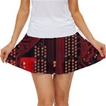 Technology Computer Circuit Women s Skort