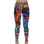 Psychedelic Trippy Hippie  Weird Art Classic Yoga Leggings