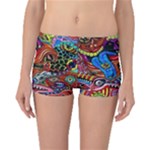 Psychedelic Trippy Hippie  Weird Art Boyleg Bikini Bottoms