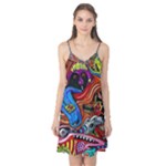 Psychedelic Trippy Hippie  Weird Art Camis Nightgown 