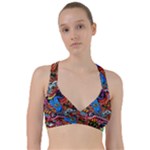 Psychedelic Trippy Hippie  Weird Art Sweetheart Sports Bra