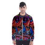 Psychedelic Trippy Hippie  Weird Art Men s Windbreaker