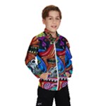 Psychedelic Trippy Hippie  Weird Art Kids  Windbreaker