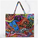 Zipper Large Tote Bag 