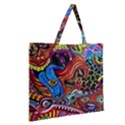 Zipper Large Tote Bag 