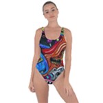 Psychedelic Trippy Hippie  Weird Art Bring Sexy Back Swimsuit