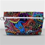 Psychedelic Trippy Hippie  Weird Art Handbag Organizer