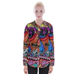 Psychedelic Trippy Hippie  Weird Art Womens Long Sleeve Shirt