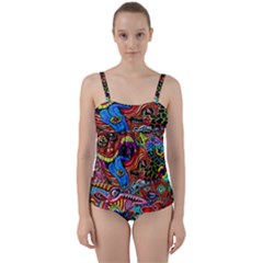 Twist Front Tankini Set 