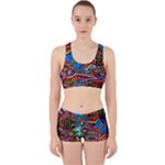 Psychedelic Trippy Hippie  Weird Art Work It Out Gym Set