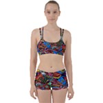 Psychedelic Trippy Hippie  Weird Art Perfect Fit Gym Set