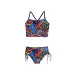 Psychedelic Trippy Hippie  Weird Art Girls  Tankini Swimsuit