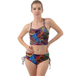 Psychedelic Trippy Hippie  Weird Art Mini Tank Bikini Set