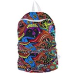 Psychedelic Trippy Hippie  Weird Art Foldable Lightweight Backpack