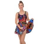 Psychedelic Trippy Hippie  Weird Art Inside Out Casual Dress